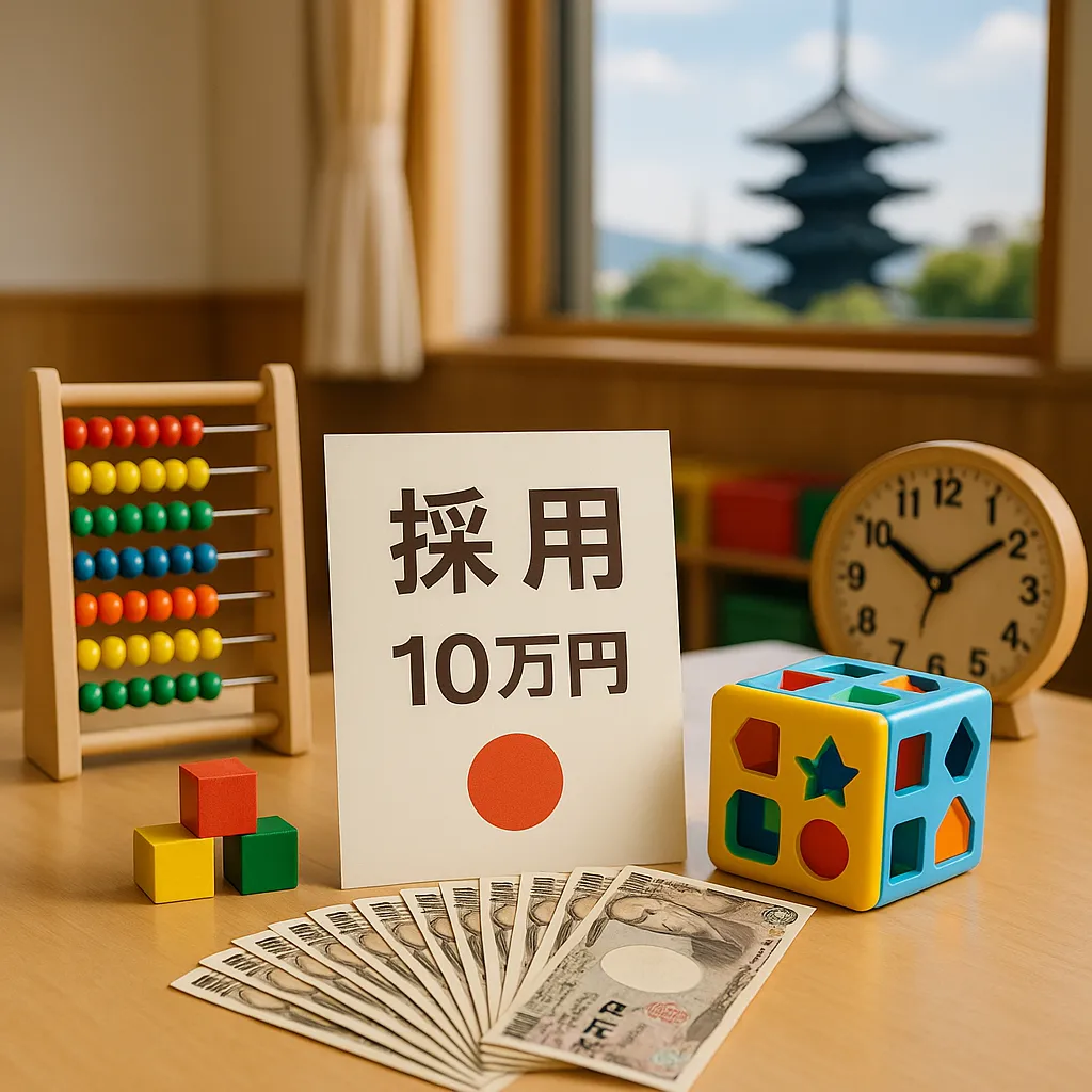 京都市伏見区の放課後等デイサービス求人：竹田駅5分・祝い金10万円