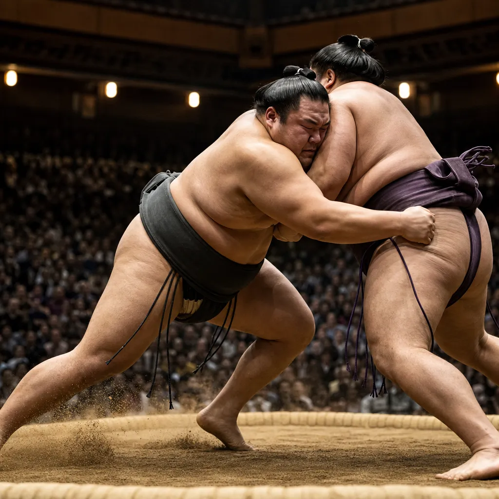琴風のがぶり寄りに残る大関時代の土俵記憶